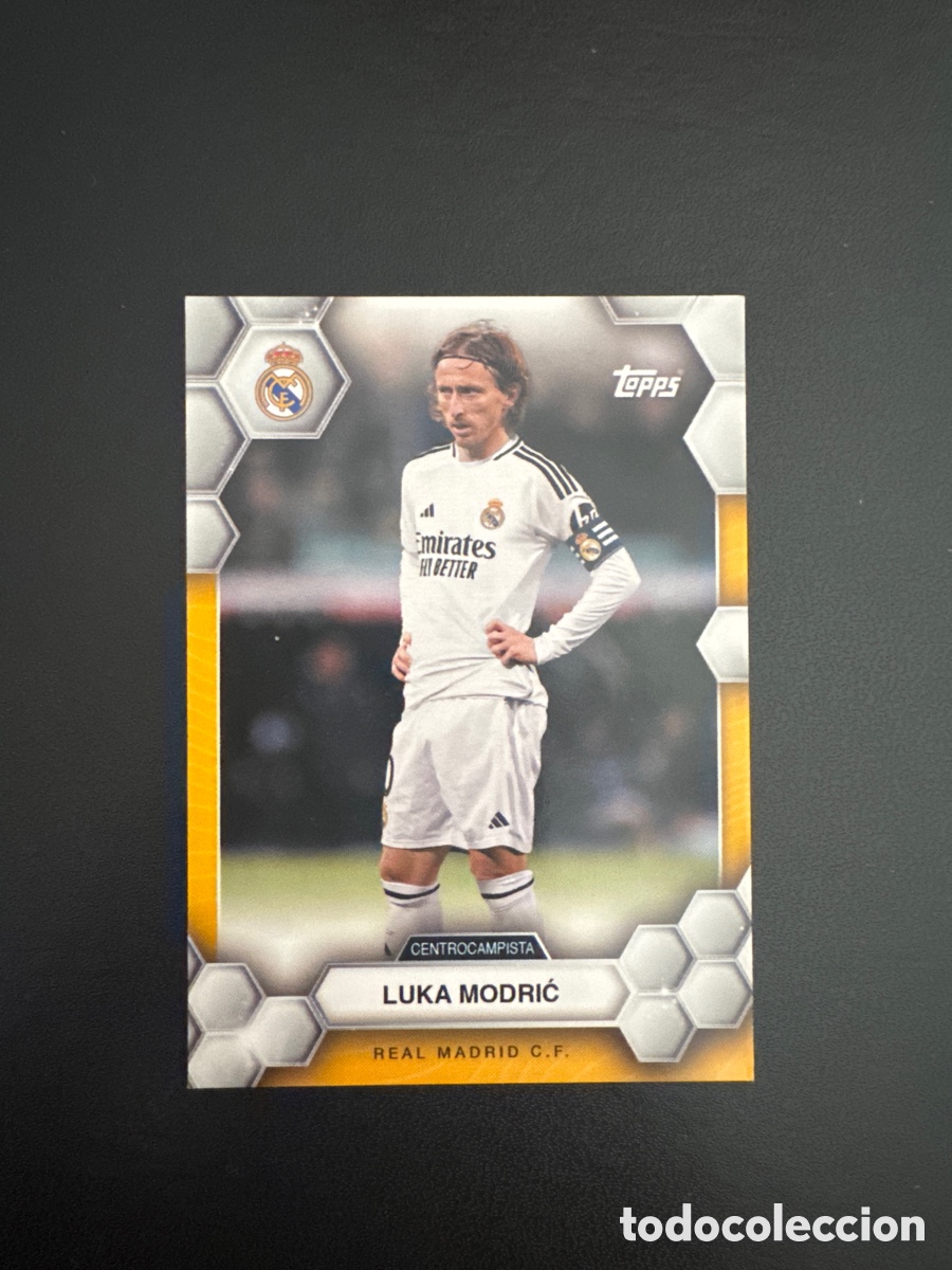 Cromos de f&uacute;tbol: MODRIC REAL MADRID TEAM SET NUMERO 13 TOPPS