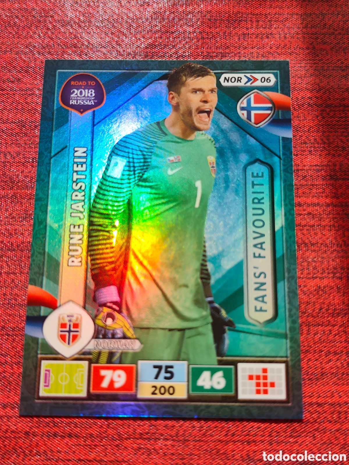 Cromos de f&uacute;tbol: NOR_06 JARSTEIN NORUEGA ADRENALYN XL ROAD TO RUSSIA 2018