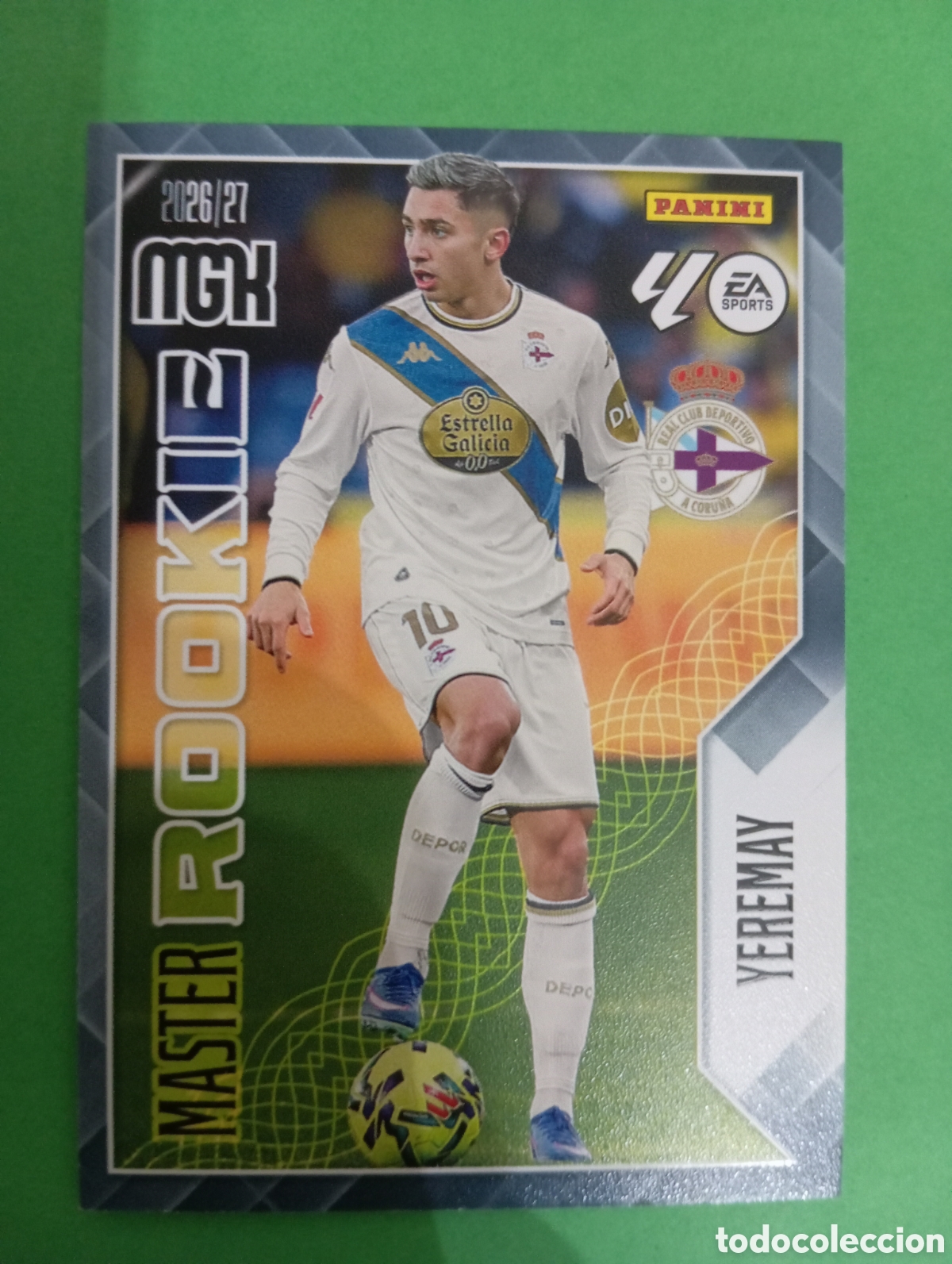 Figurine di Calcio: Yeremay Deportivo de la Coru&ntilde;a MASTER ROOKIE n&deg;423 / PANINI MEGACRACKS 2026/2027