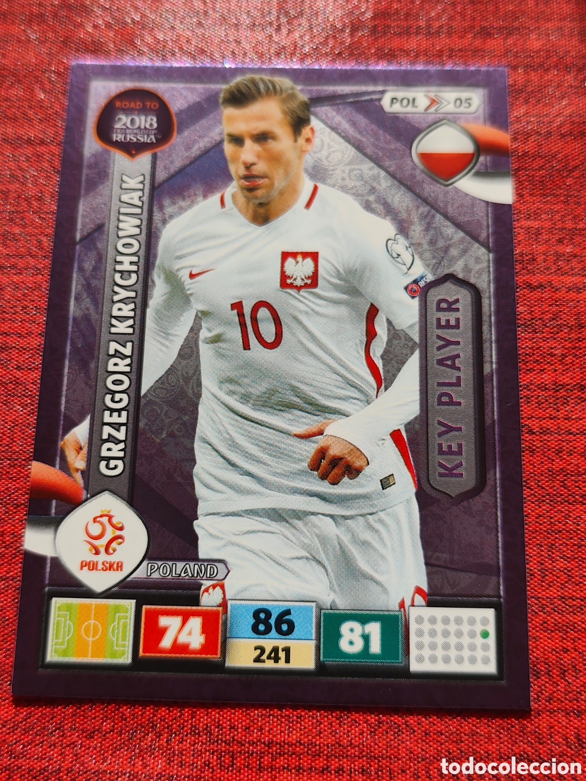 Cromos de f&uacute;tbol: POL_05 KRYCHOWIAK POLONIA ADRENALYN XL ROAD TO RUSSIA 2018