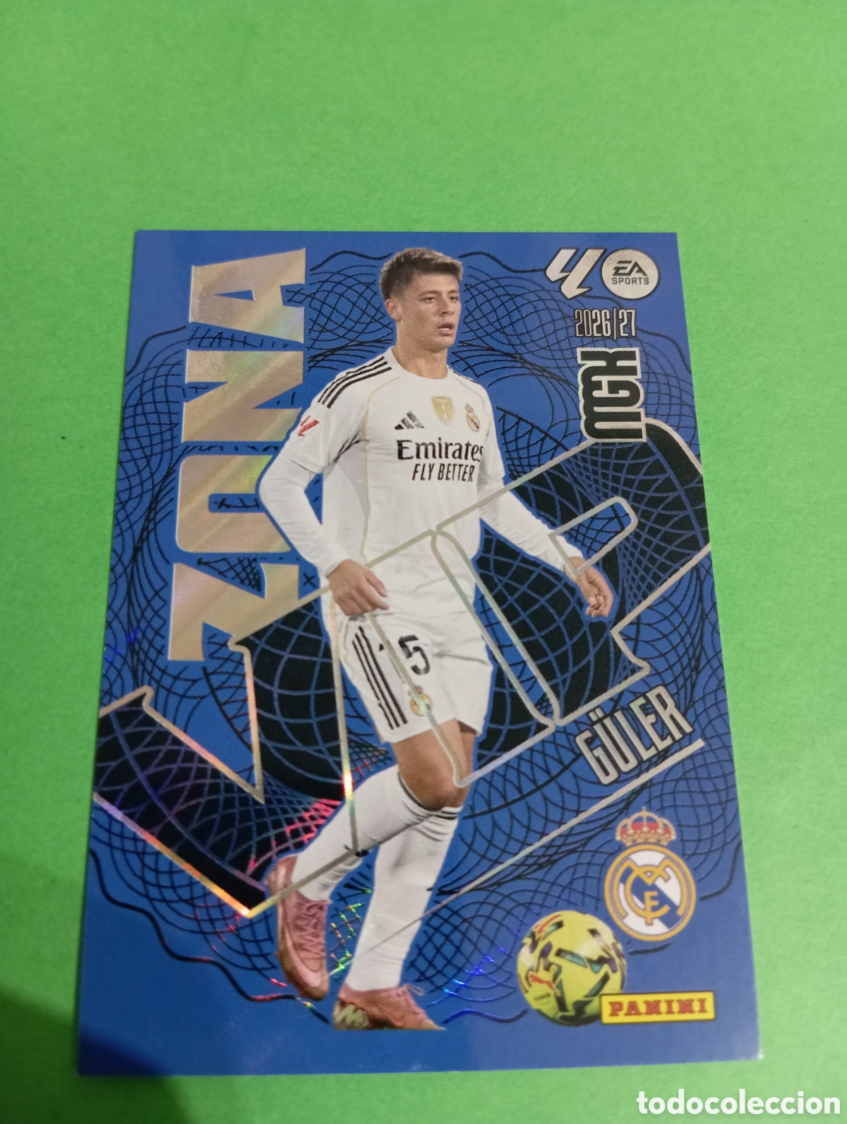 Cromos de f&uacute;tbol: G&uuml;ler Real Madrid ZONA VIP n&deg;396 / PANINI MEGACRACKS 2026/2027
