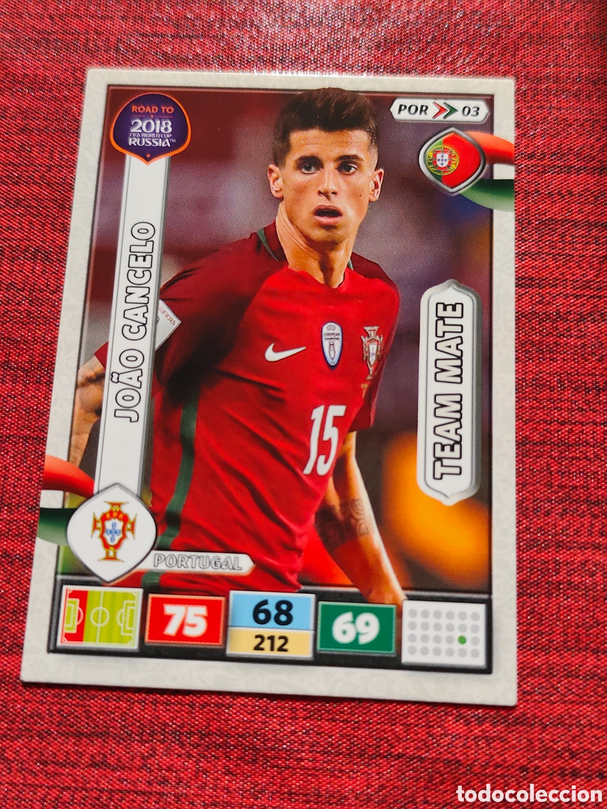 Cromos de f&uacute;tbol: POR_03 JO&Atilde;O CANCELO PORTUGAL ADRENALYN XL ROAD TO RUSSIA 2018