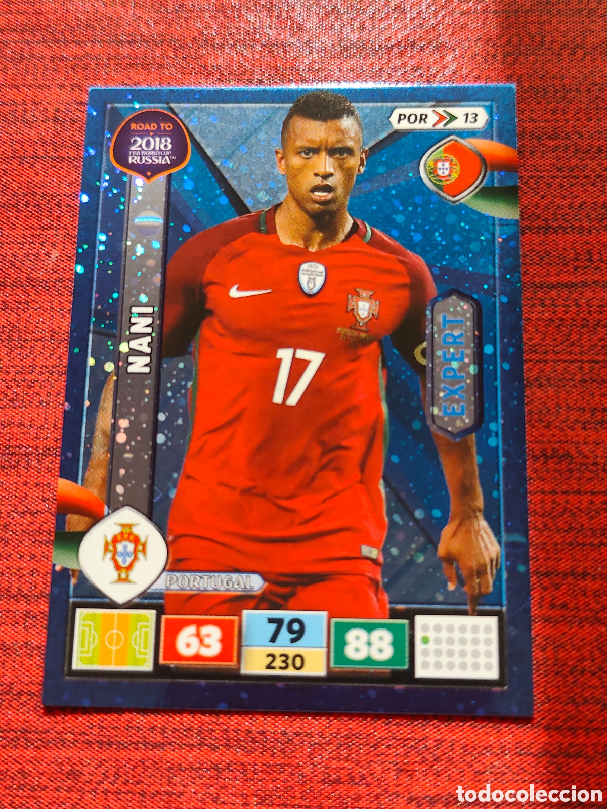 Cromos de f&uacute;tbol: POR_13 NANI PORTUGAL ADRENALYN XL ROAD TO RUSSIA 2018