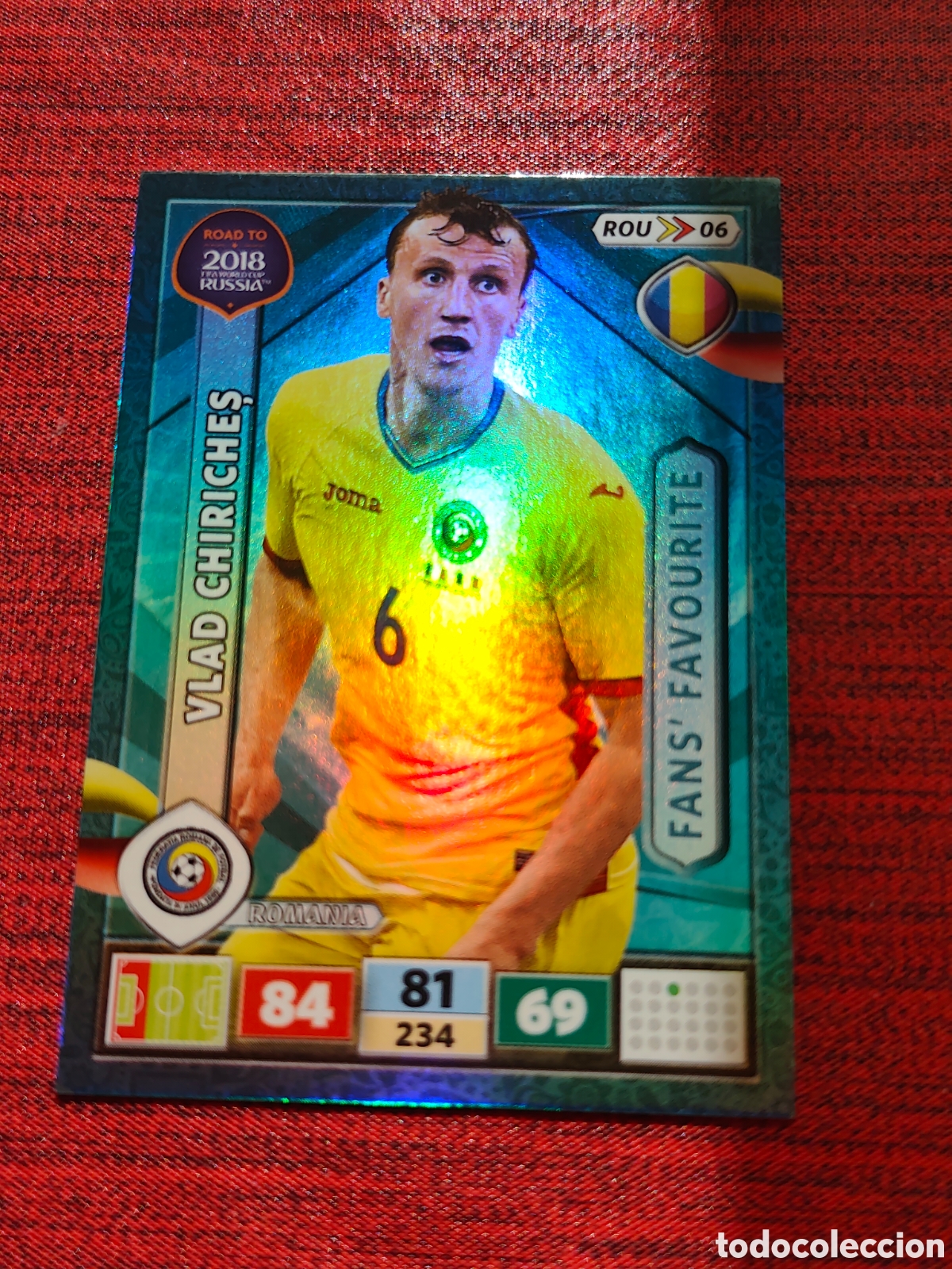 Cromos de f&uacute;tbol: ROU_06 CHIRICHES RUMAN&Iacute;A ADRENALYN XL ROAD TO RUSSIA 2018