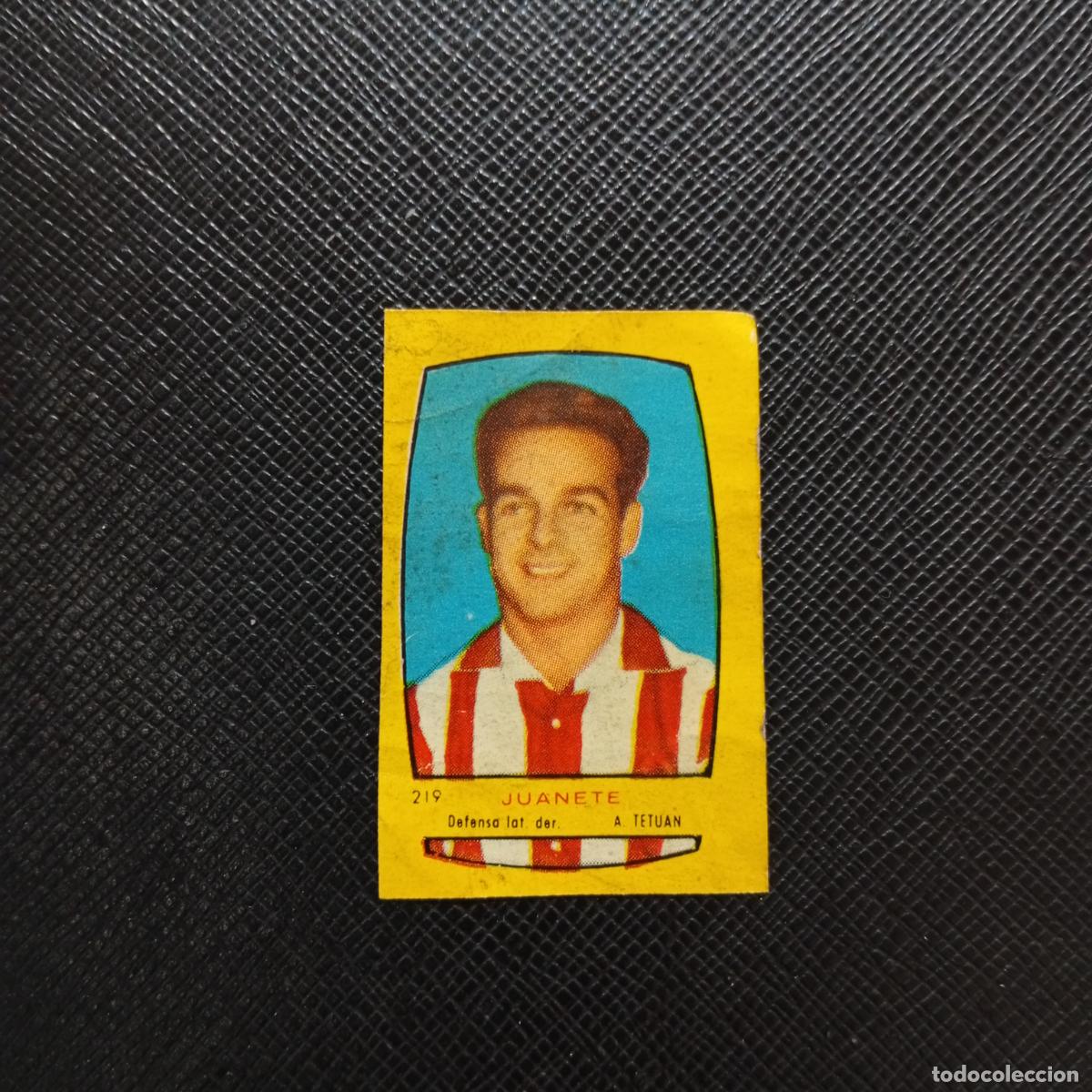 Cromos de f&uacute;tbol: 219 JUANETE TETUAN BRUGUERA 1954 1955 LIGA CROMO FUTBOL 54 55 - SIN PEGAR - A101 PG406