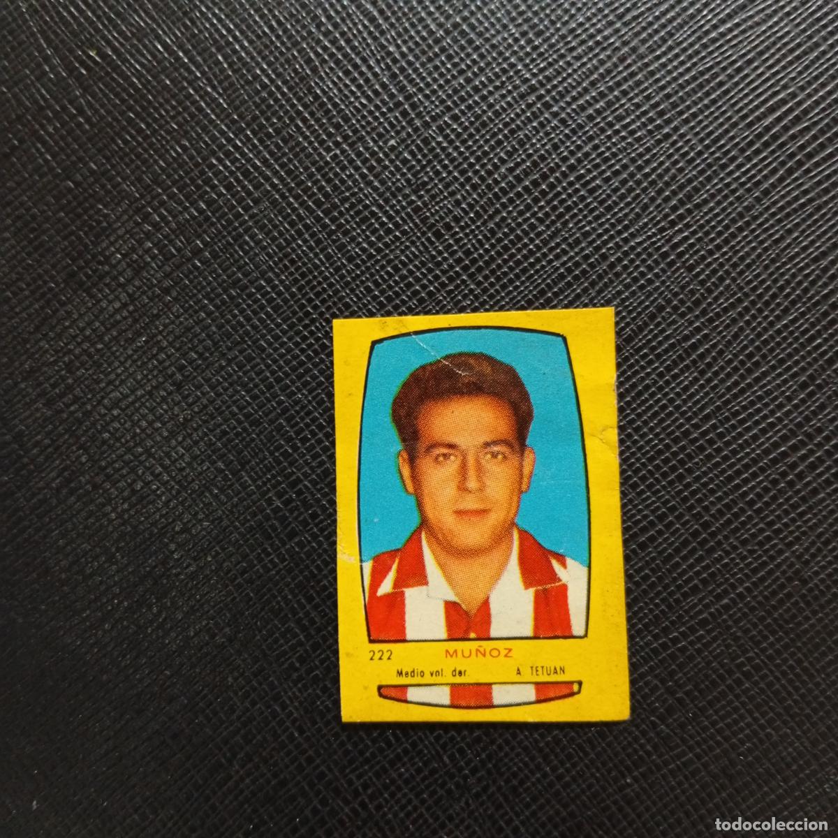 Cromos de f&uacute;tbol: 222 MU&Ntilde;OZ TETUAN BRUGUERA 1954 1955 LIGA CROMO FUTBOL 54 55 - SIN PEGAR - A101 PG415