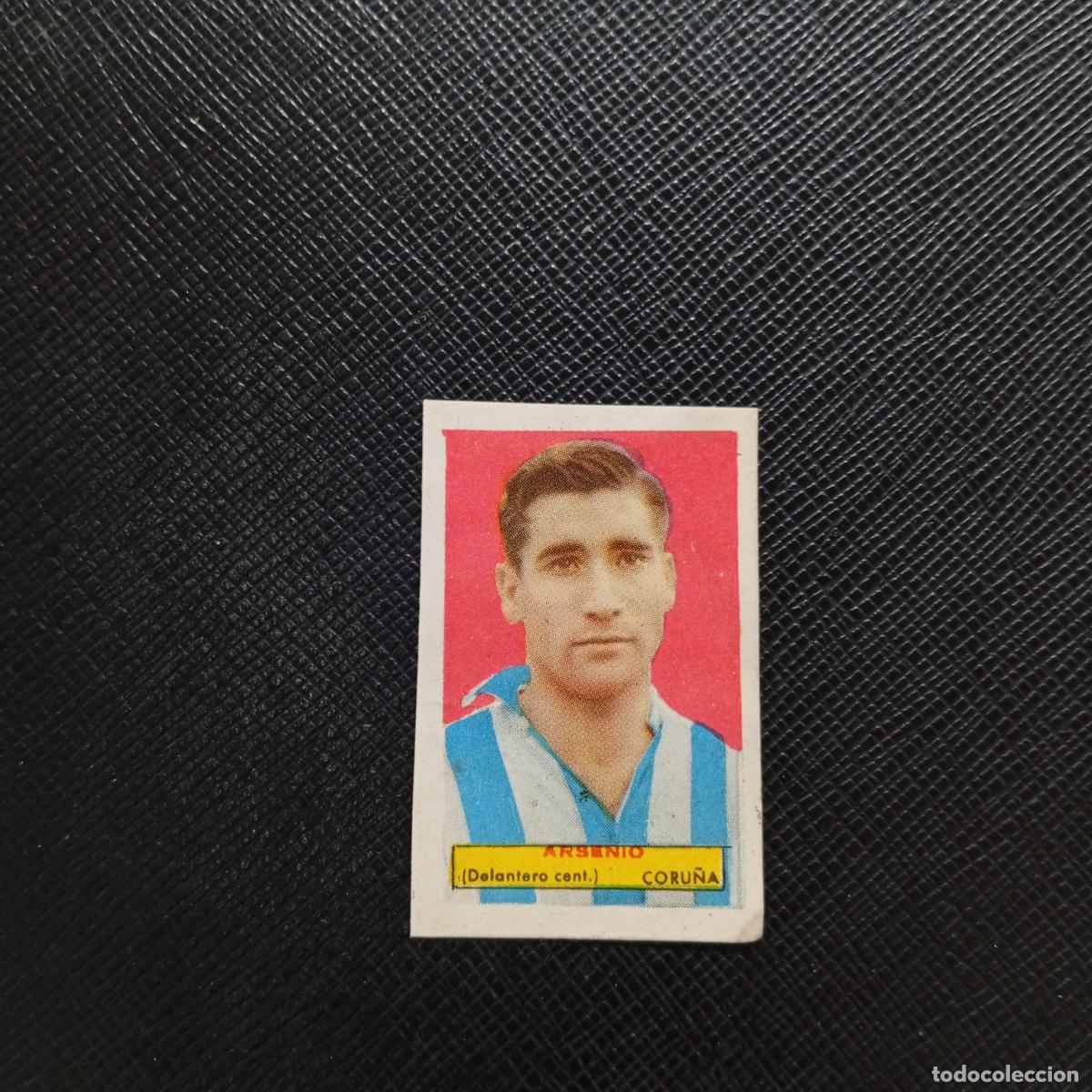 Cromos de f&uacute;tbol: ARSENIO DEPORTIVO CORU&Ntilde;A BRUGUERA 1953 1954 LIGA CROMO FUTBOL 53 54 - SIN PEGAR - A101 PG415