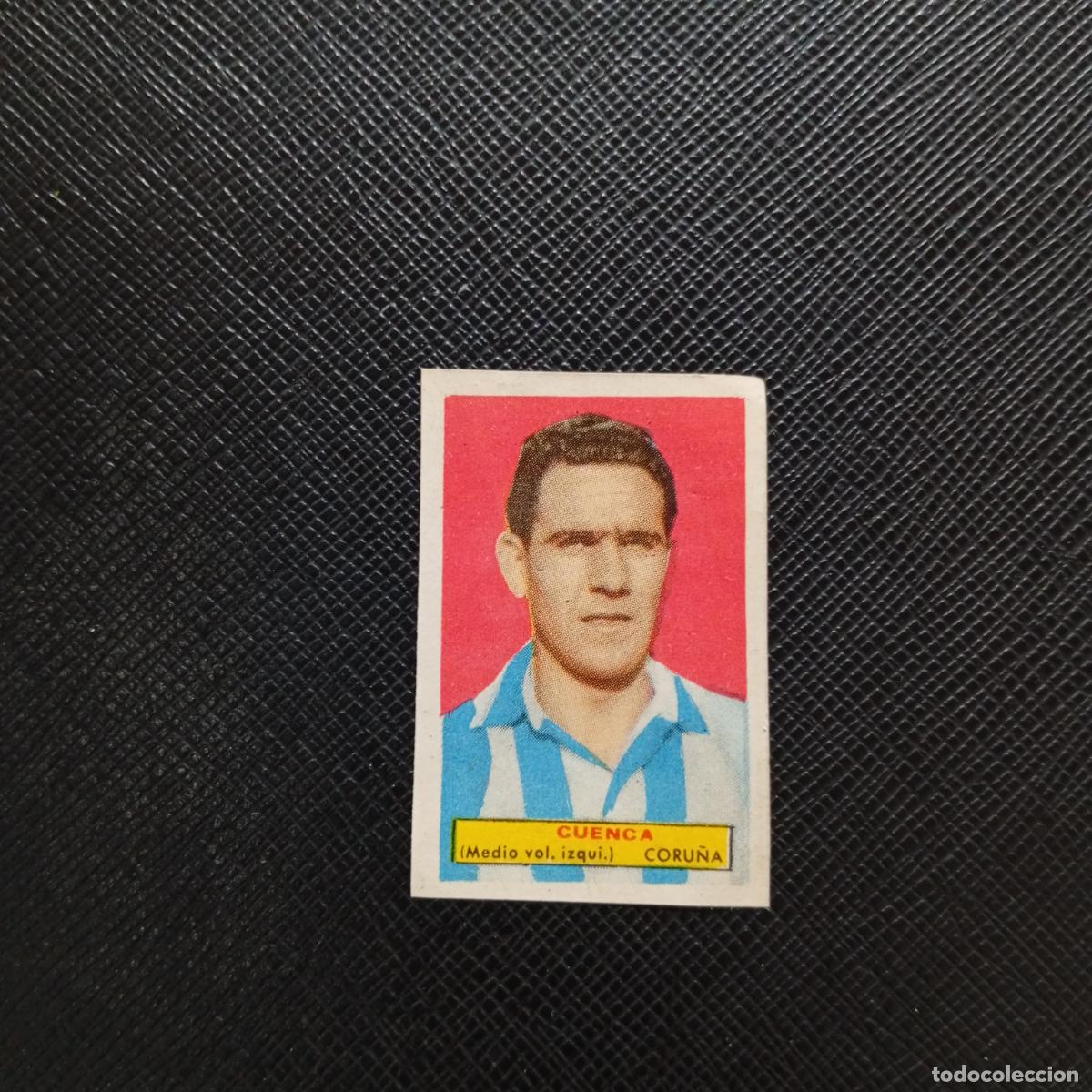 Cromos de f&uacute;tbol: CUENCA DEPORTIVO CORU&Ntilde;A BRUGUERA 1953 1954 LIGA CROMO FUTBOL 53 54 - SIN PEGAR - A101 PG424