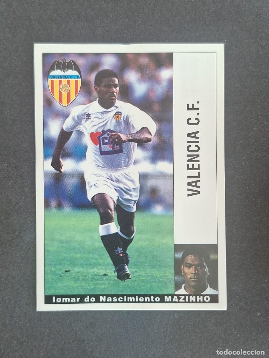 Cromos de f&uacute;tbol: L2 MAZINHO VALENCIA C. F. PANINI LIGA 1995 1996 95 96 NUNCA PEGADO SIN PEGAR
