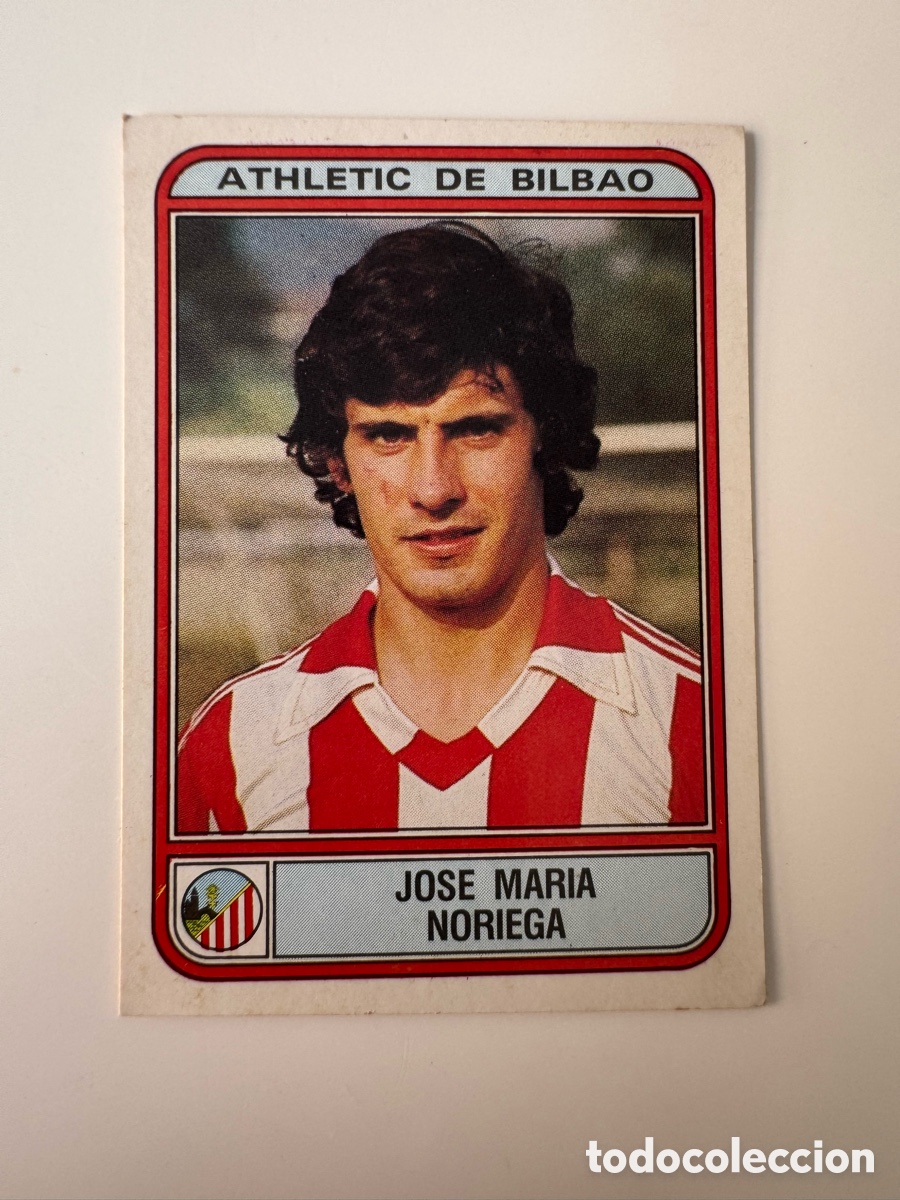 Football Stickers: Figurine Panini Futbol 81 - 82 1981 1982 R. Sporting Gijon &ndash; N&ordm; 23 &ndash; JOSE MARIA NORIEGA