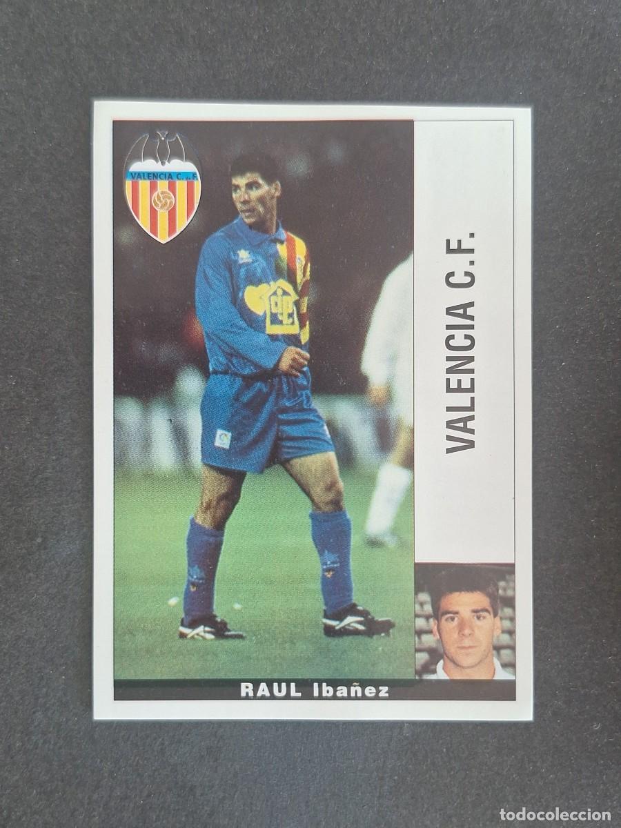Cromos de f&uacute;tbol: L2 RAUL VALENCIA C. F. PANINI LIGA 1995 1996 95 96 NUNCA PEGADO SIN PEGAR