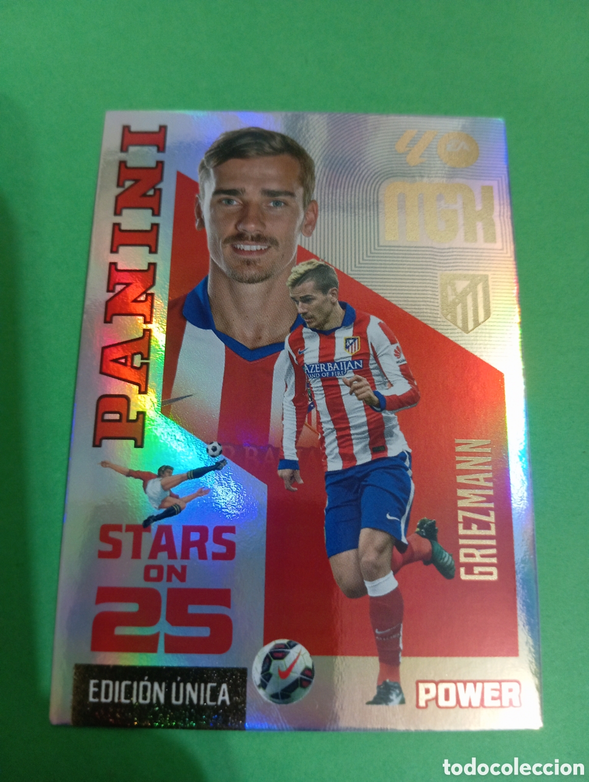 Cromos de f&uacute;tbol: Griezmann Atl&eacute;tico de Madrid STARS ON 25 n&deg;443P / PANINI MEGACRACKS 2026/2027