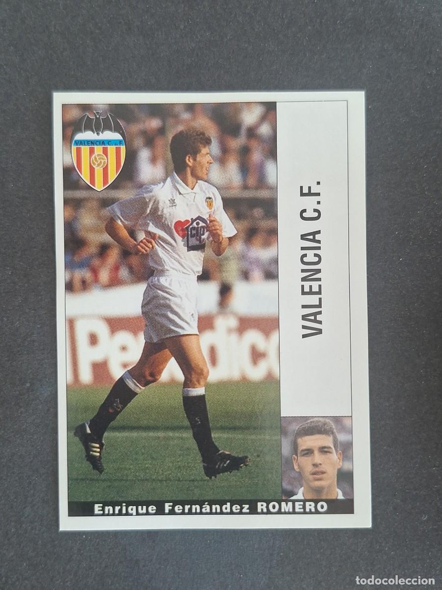 Cromos de f&uacute;tbol: L2 ROMERO VALENCIA C. F. PANINI LIGA 1995 1996 95 96 NUNCA PEGADO SIN PEGAR