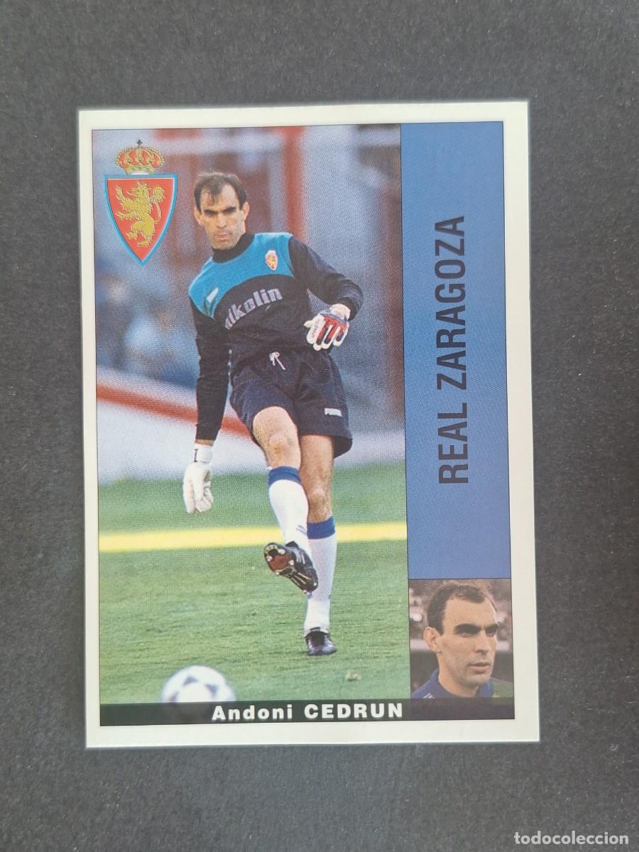 Cromos de f&uacute;tbol: L2 CEDRUN REAL ZARAGOZA PANINI LIGA 1995 1996 95 96 NUNCA PEGADO SIN PEGAR