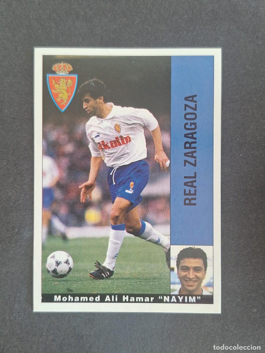 Cromos de f&uacute;tbol: L2 NAYIM REAL ZARAGOZA PANINI LIGA 1995 1996 95 96 NUNCA PEGADO SIN PEGAR