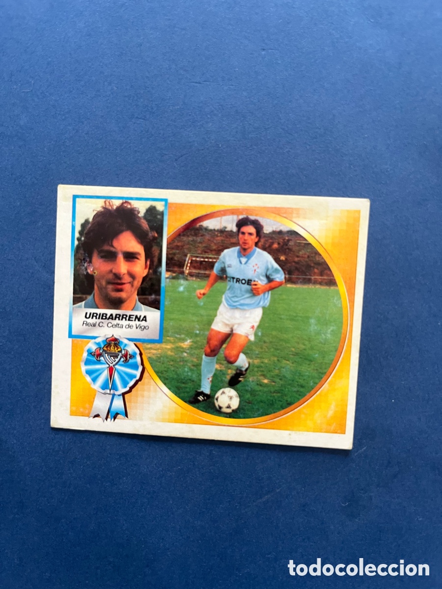 Cromos de f&uacute;tbol: Uribarrena Celta de Vigo Este 1994-95 ( coloca ) sin pegar .