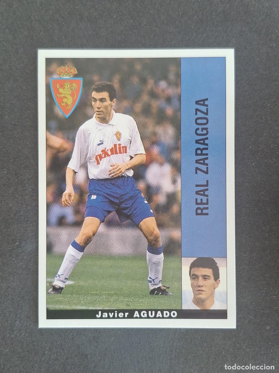 Cromos de f&uacute;tbol: L2 AGUADO REAL ZARAGOZA PANINI LIGA 1995 1996 95 96 NUNCA PEGADO SIN PEGAR