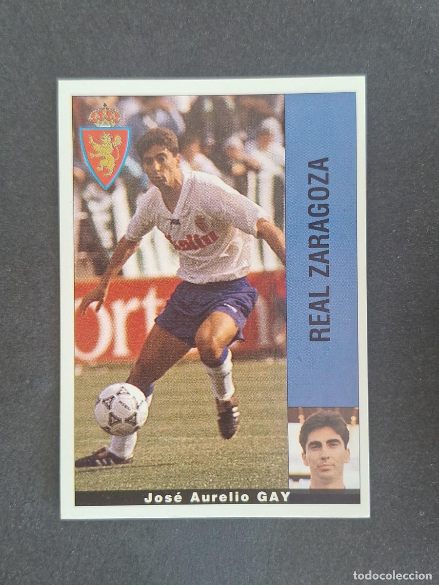 Cromos de f&uacute;tbol: L2 GAY REAL ZARAGOZA PANINI LIGA 1995 1996 95 96 NUNCA PEGADO SIN PEGAR
