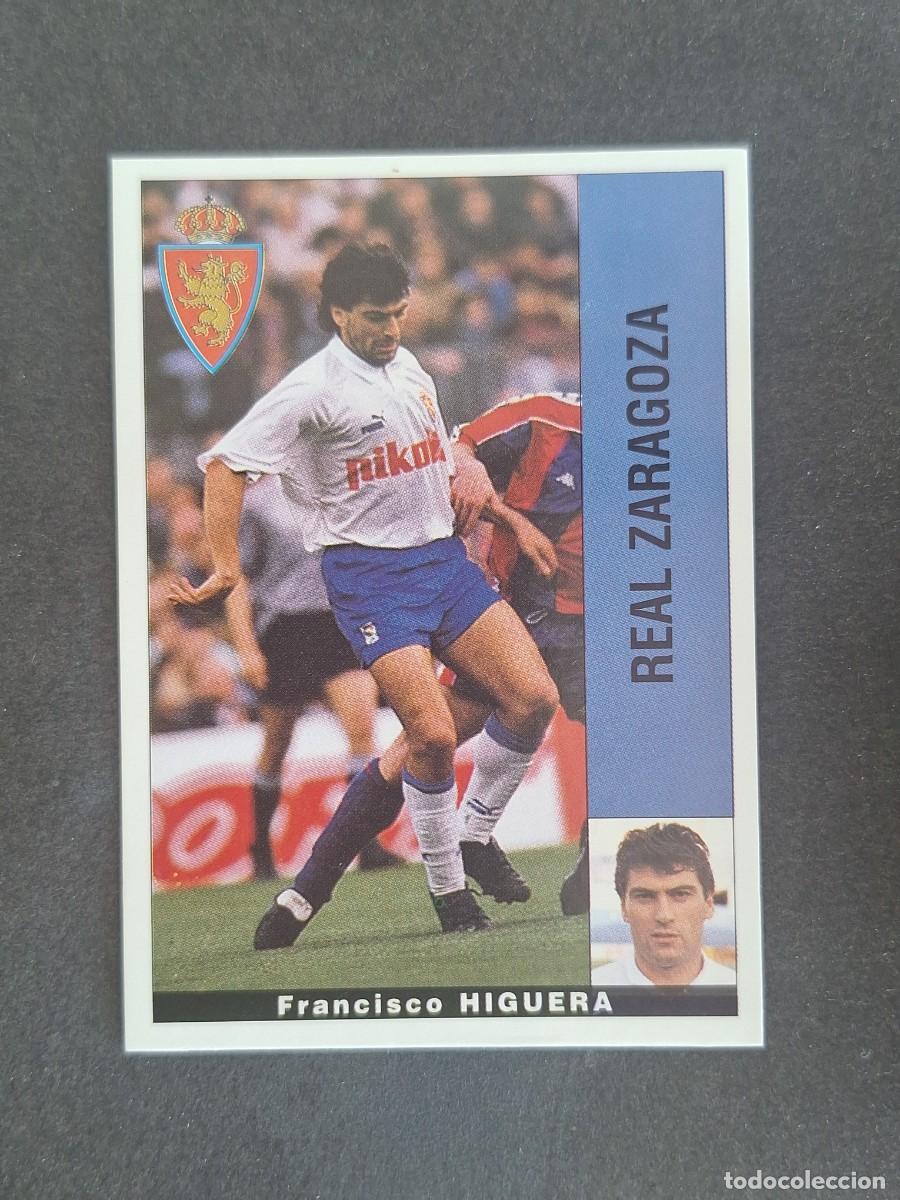 Cromos de f&uacute;tbol: L2 HIGUERA REAL ZARAGOZA PANINI LIGA 1995 1996 95 96 NUNCA PEGADO SIN PEGAR