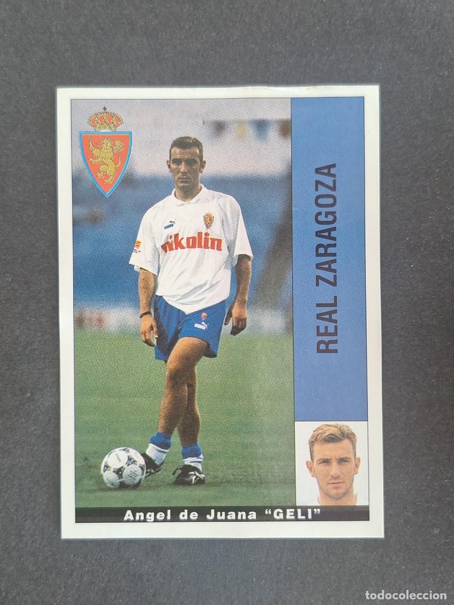 Cromos de f&uacute;tbol: L2 GELI REAL ZARAGOZA PANINI LIGA 1995 1996 95 96 NUNCA PEGADO SIN PEGAR