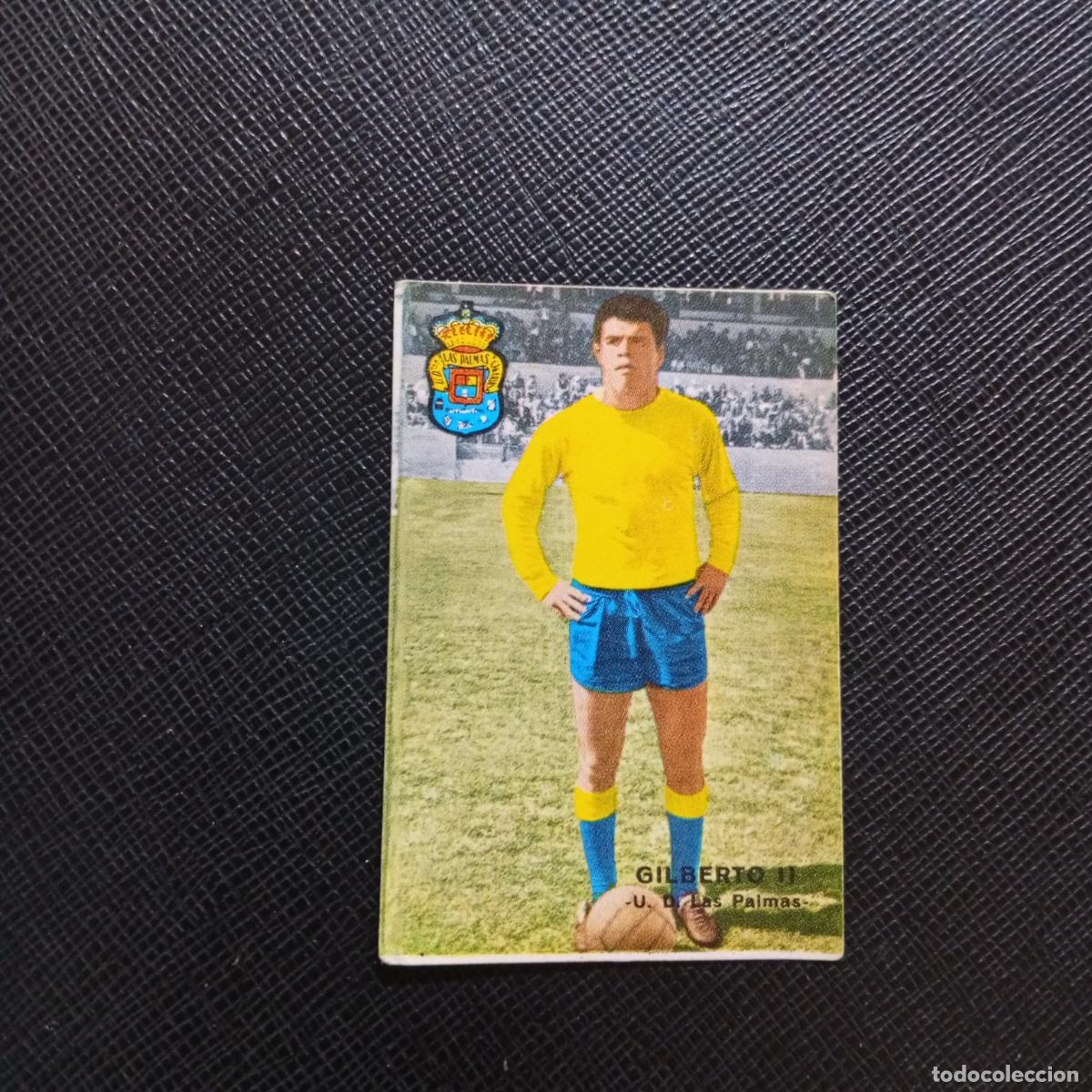 Cromos de f&uacute;tbol: GILBERTO II LAS PALMAS FHER 1967 1968 CROMO FUTBOL 67 68 LIGA - SIN PEGAR - A101 PG451