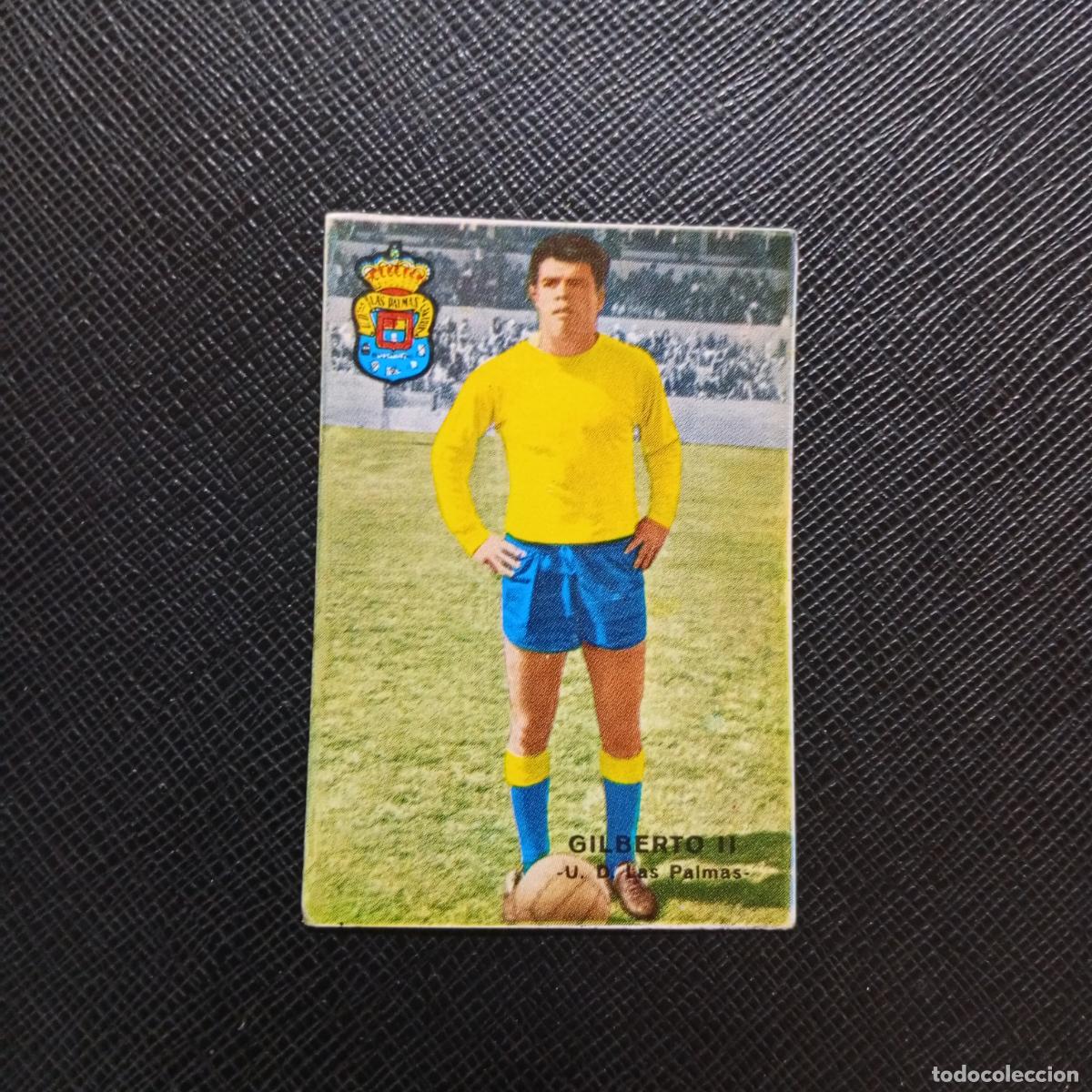 Cromos de f&uacute;tbol: GILBERTO II LAS PALMAS FHER 1967 1968 CROMO FUTBOL 67 68 LIGA - SIN PEGAR - A101 PG442