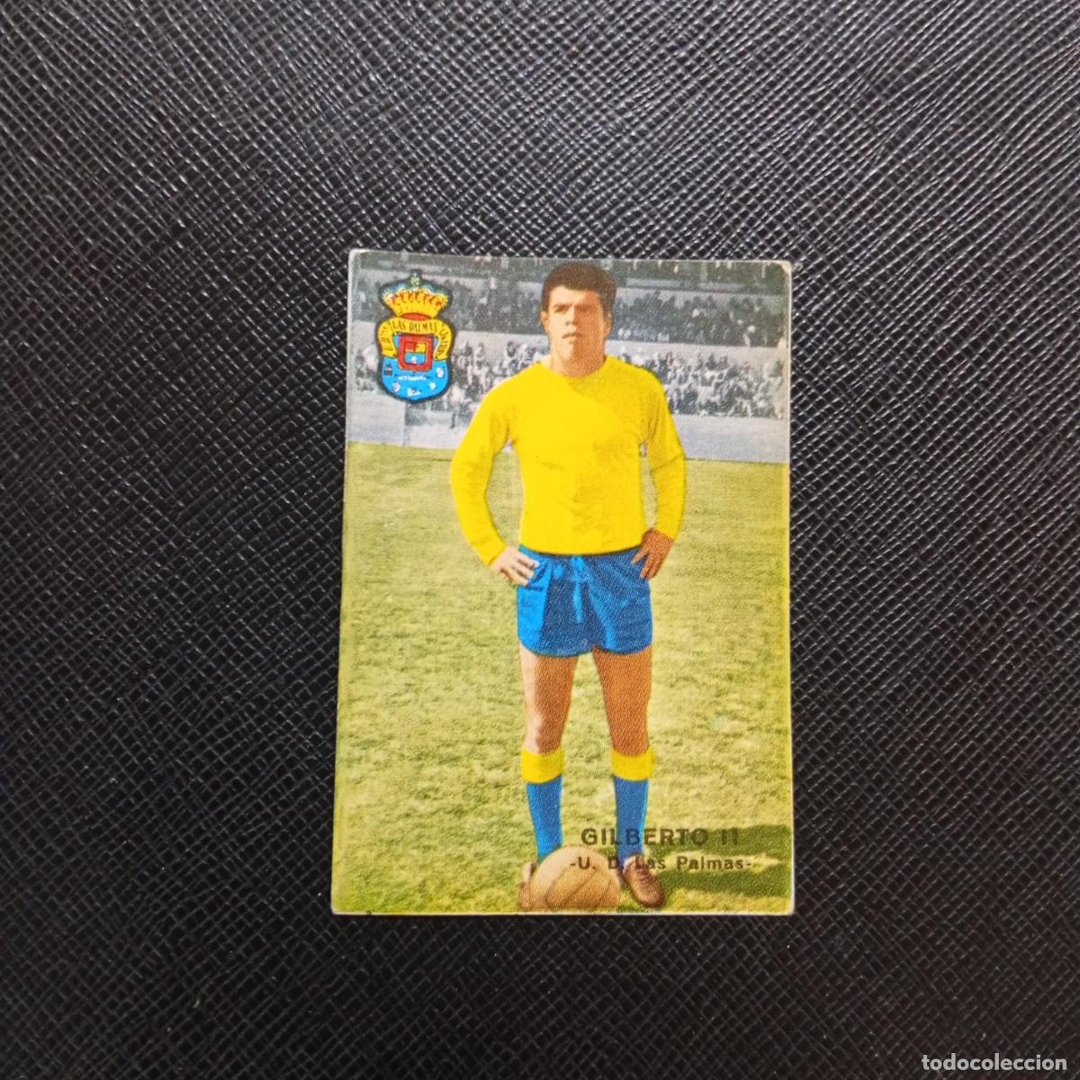 Cromos de f&uacute;tbol: GILBERTO II LAS PALMAS FHER 1967 1968 CROMO FUTBOL 67 68 LIGA - SIN PEGAR - A101 PG460
