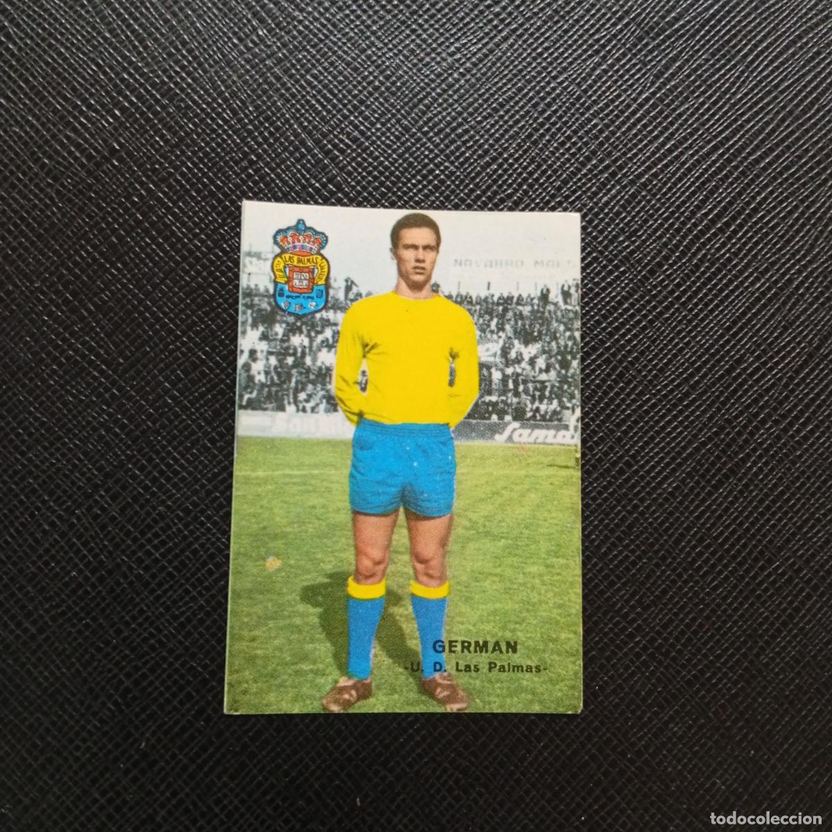 Cromos de f&uacute;tbol: GERMAN LAS PALMAS FHER 1967 1968 CROMO FUTBOL 67 68 LIGA - SIN PEGAR - A101 PG469