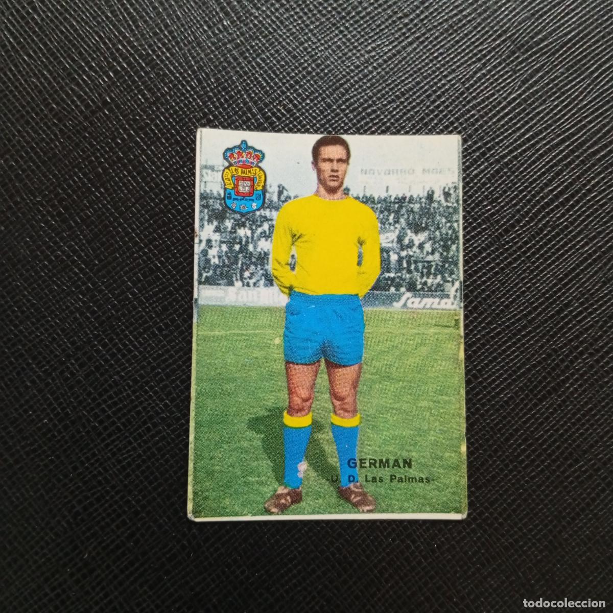 Cromos de f&uacute;tbol: GERMAN LAS PALMAS FHER 1967 1968 CROMO FUTBOL 67 68 LIGA - SIN PEGAR - A101 PG469 B