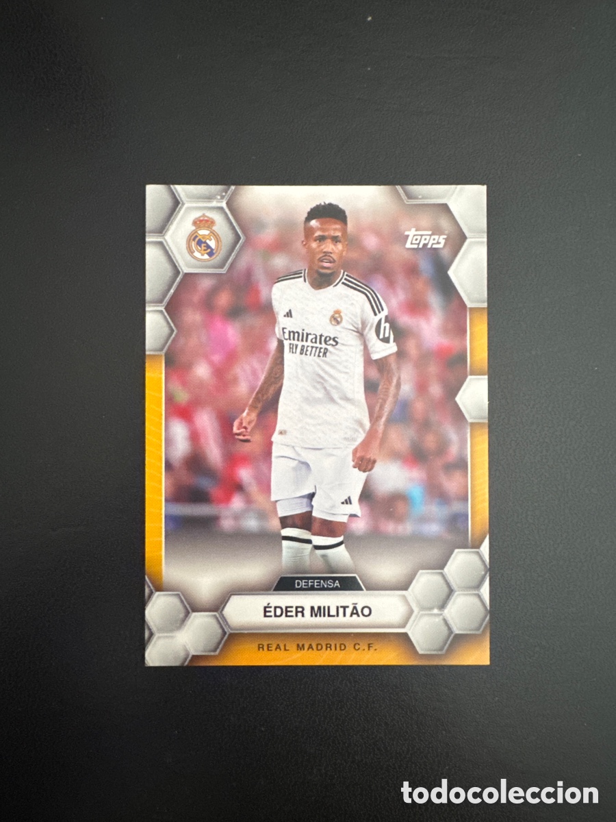 Football Stickers: MILITAO REAL MADRID NUMERO 4 TEAM SER REAL MADRID 2024
