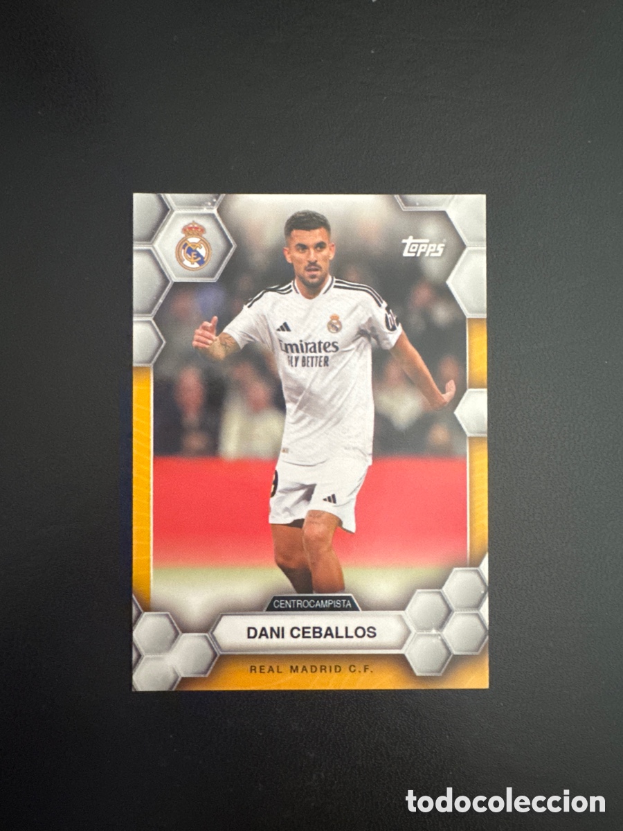 Football Stickers: DANI CEBALLOS NUMERO 12 TEAM SET 2024 REAL MADRID