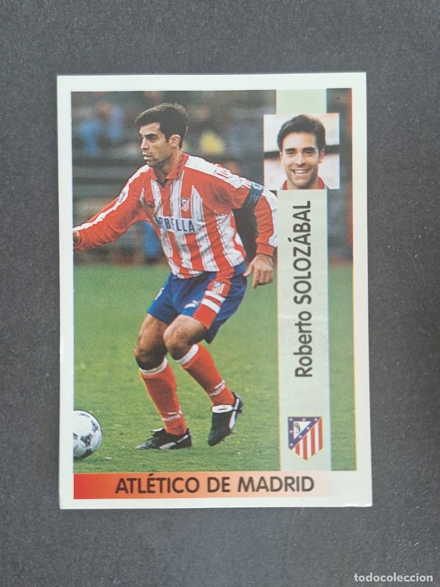 Football Stickers: L2 SOLOZABAL ATLETICO DE MADRID 5 PANINI LIGA 1996 1997 96 97 NUNCA PEGADO SIN PEGAR