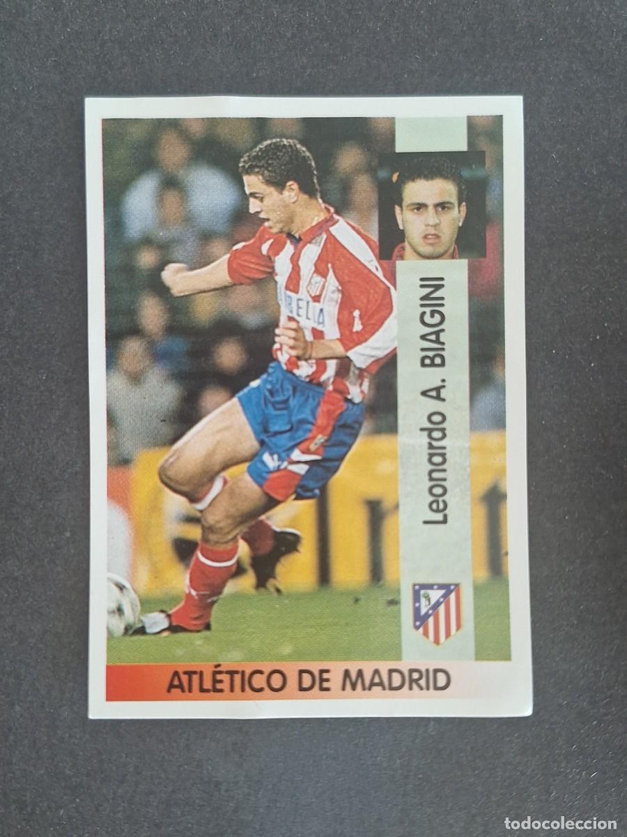 Cromos de f&uacute;tbol: L2 BIAGINI ATLETICO DE MADRID 13 PANINI LIGA 1996 1997 96 97 NUNCA PEGADO SIN PEGAR