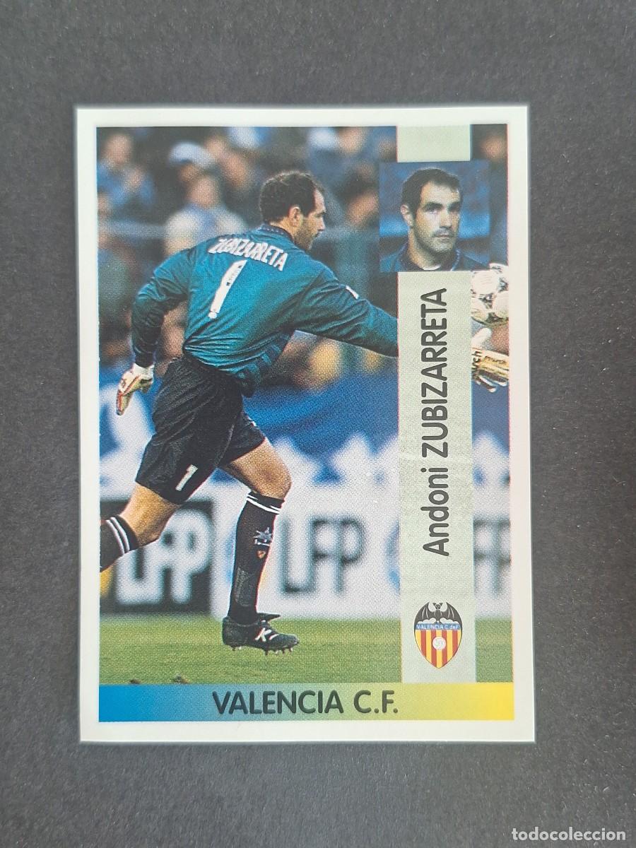 Cromos de f&uacute;tbol: L2 ZUBIZARRETA VALENCIA C. F. 17 PANINI LIGA 1996 1997 96 97 NUNCA PEGADO SIN PEGAR