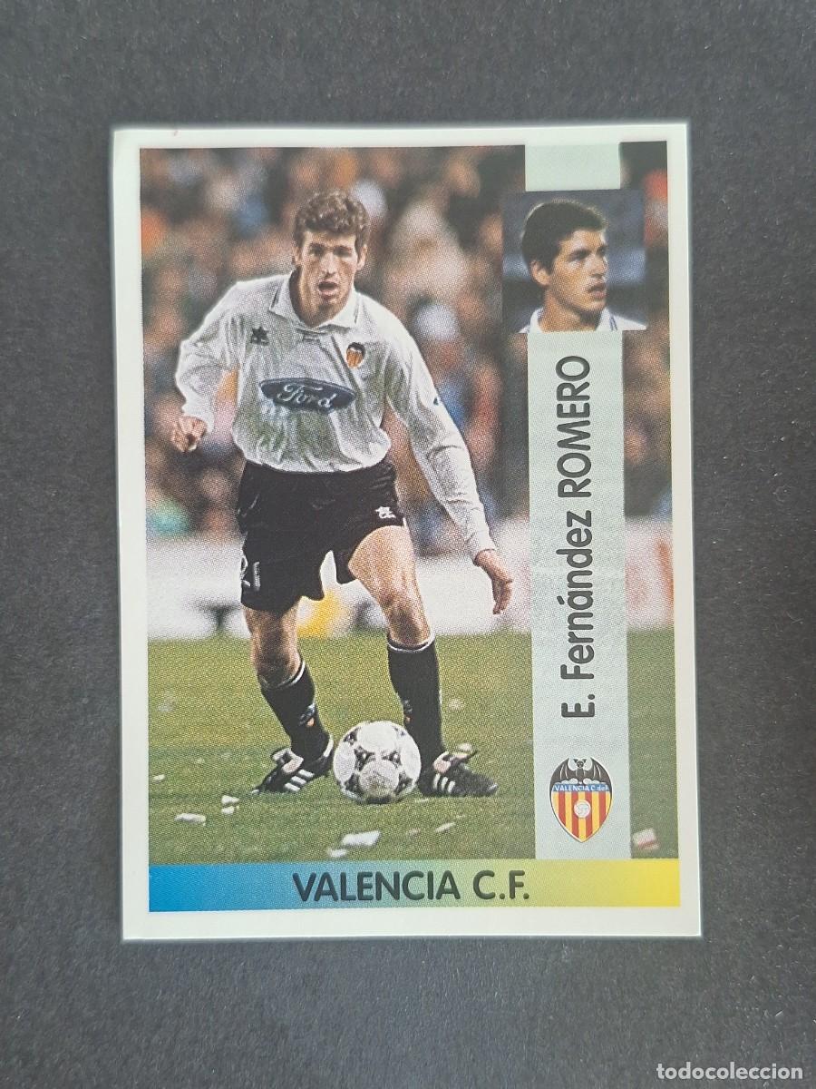 Cromos de f&uacute;tbol: L2 ROMERO VALENCIA C. F. 24 PANINI LIGA 1996 1997 96 97 NUNCA PEGADO SIN PEGAR
