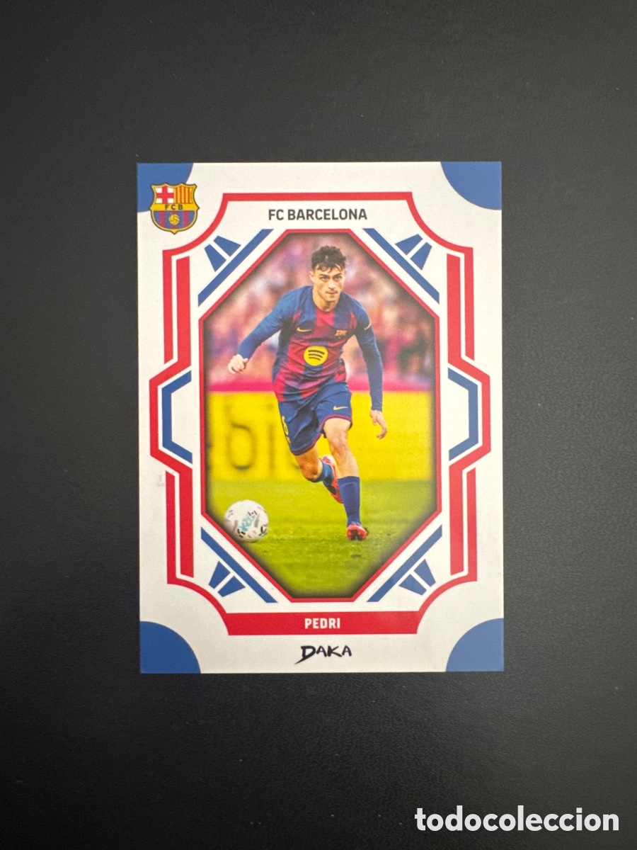 Cromos de f&uacute;tbol: PEDRI BARCELONA NUMERO 7B DAKA 2025