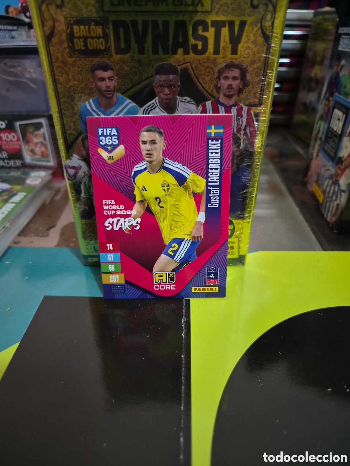 Cromos de f&uacute;tbol: N&deg;184 Gustaf Lagerbielke FIFA 365 2027