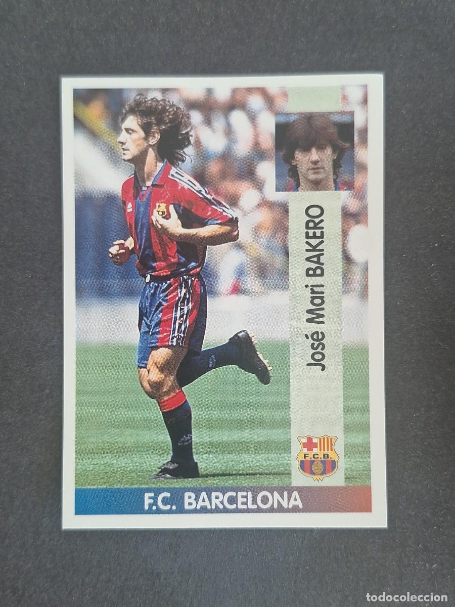 Cromos de f&uacute;tbol: L2 BAKERO F. C. BARCELONA 42 PANINI LIGA 1996 1997 96 97 NUNCA PEGADO SIN PEGAR