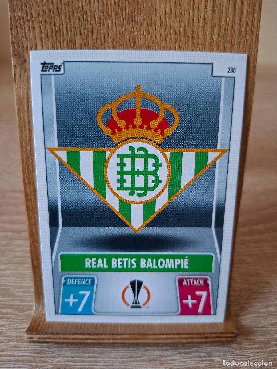 Cromos de f&uacute;tbol: Real Betis #280 Topps Match Attax Champions League 2021 2022 Team Logo