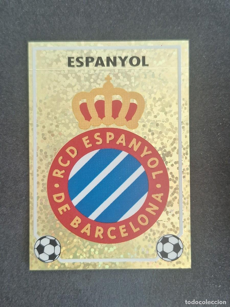 Cromos de f&uacute;tbol: L2 ESCUDO R. C. D. ESPA&Ntilde;OL PANINI LIGA 1996 1997 96 97 NUNCA PEGADO SIN PEGAR