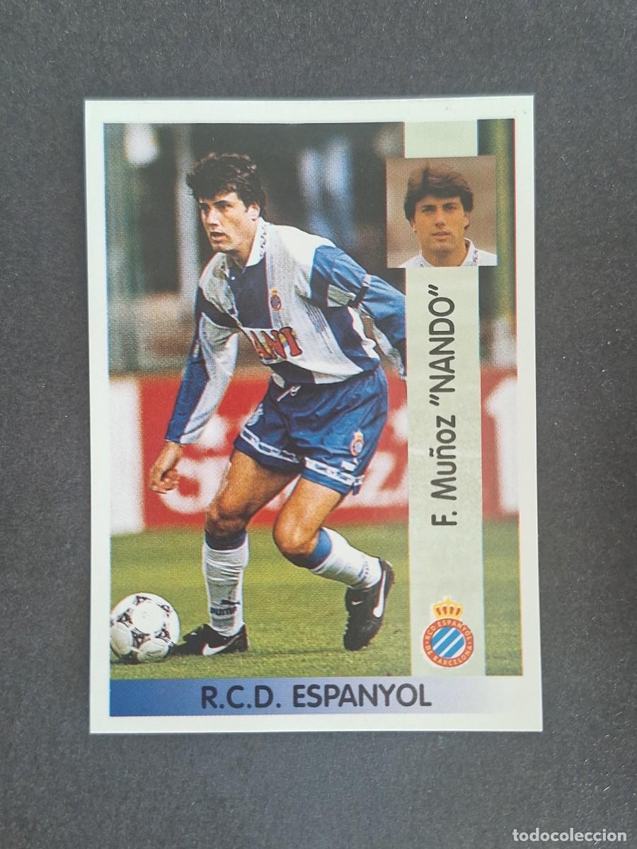 Cromos de f&uacute;tbol: L2 NANDO R. C. D. ESPA&Ntilde;OL 51 PANINI LIGA 1996 1997 96 97 NUNCA PEGADO SIN PEGAR