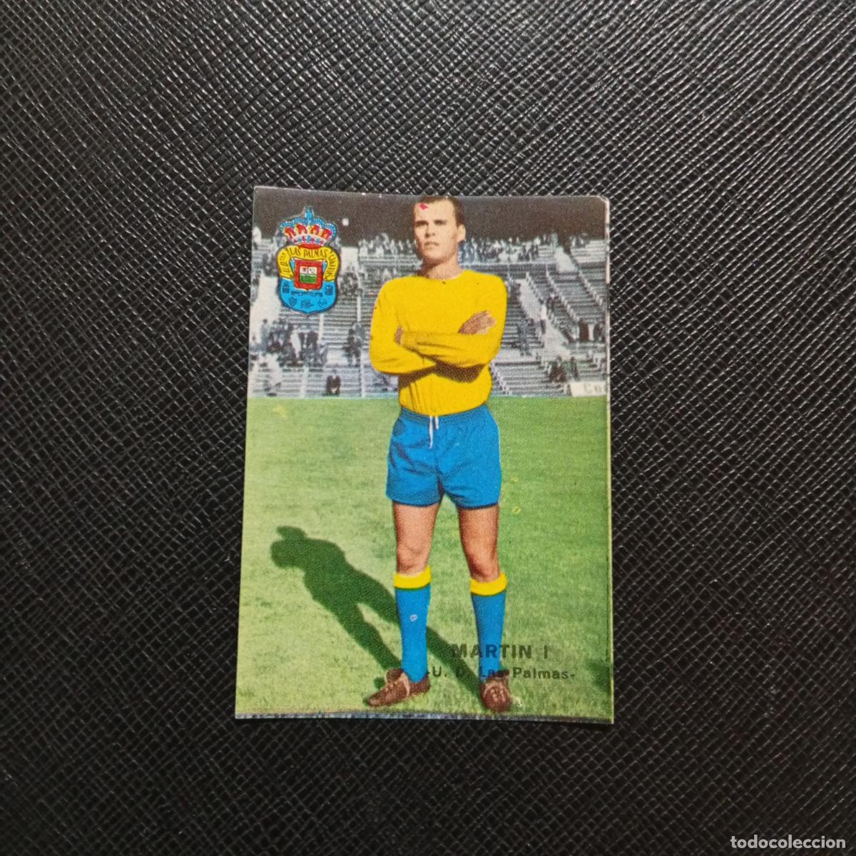 Cromos de f&uacute;tbol: MARTIN I LAS PALMAS FHER 1967 1968 CROMO FUTBOL 67 68 LIGA - SIN PEGAR - A101 PG496