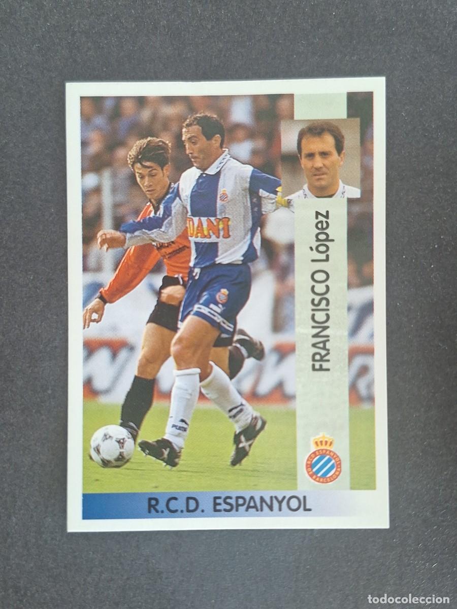 Cromos de f&uacute;tbol: L2 FRANCISCO R. C. D. ESPA&Ntilde;OL 57 PANINI LIGA 1996 1997 96 97 NUNCA PEGADO SIN PEGAR
