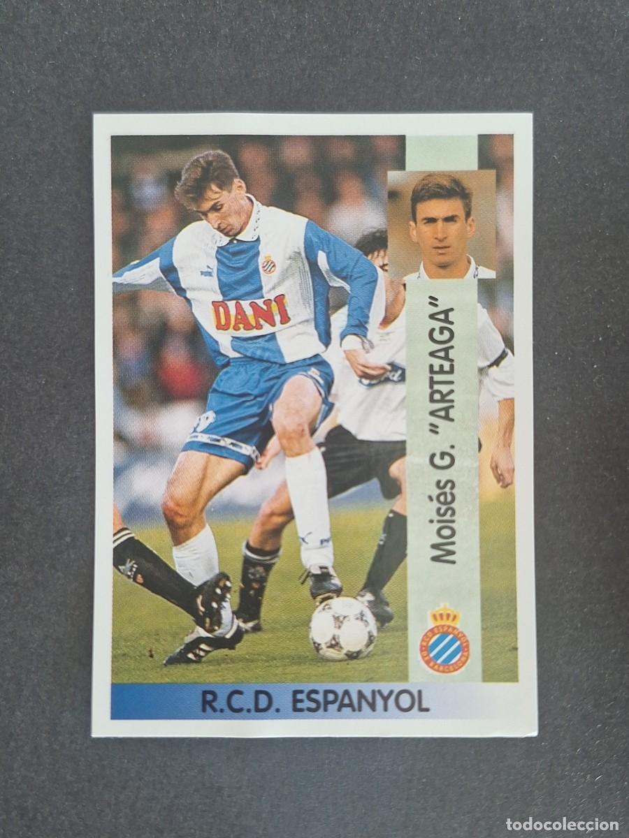 Cromos de f&uacute;tbol: L2 ARTEAGA R. C. D. ESPA&Ntilde;OL 58 PANINI LIGA 1996 1997 96 97 NUNCA PEGADO SIN PEGAR
