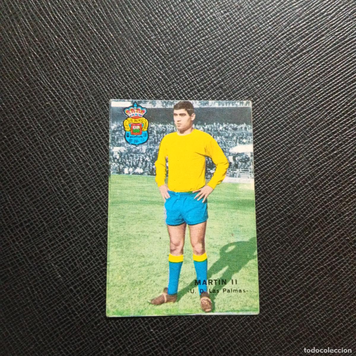 Cromos de f&uacute;tbol: MARTIN II LAS PALMAS FHER 1967 1968 CROMO FUTBOL 67 68 LIGA - SIN PEGAR - A101 PG505 B