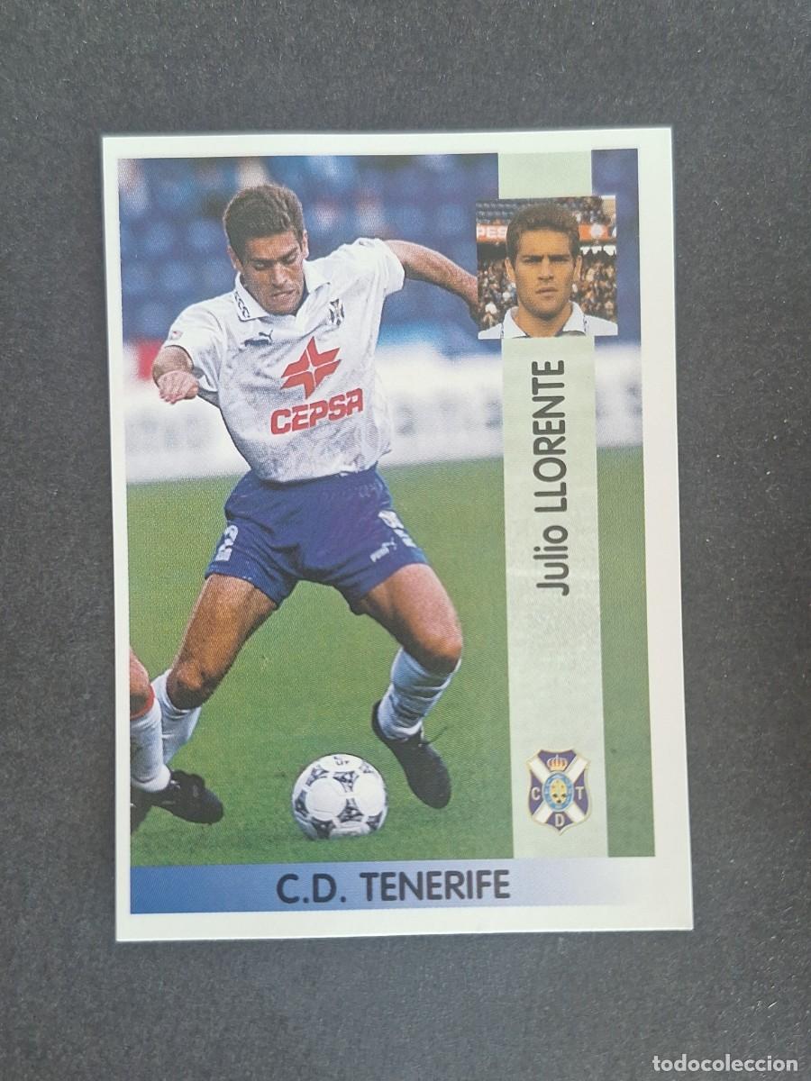 Cromos de f&uacute;tbol: L2 JULIO LLORENTE C. D. TENERIFE 67 PANINI LIGA 1996 1997 96 97 NUNCA PEGADO SIN PEGAR