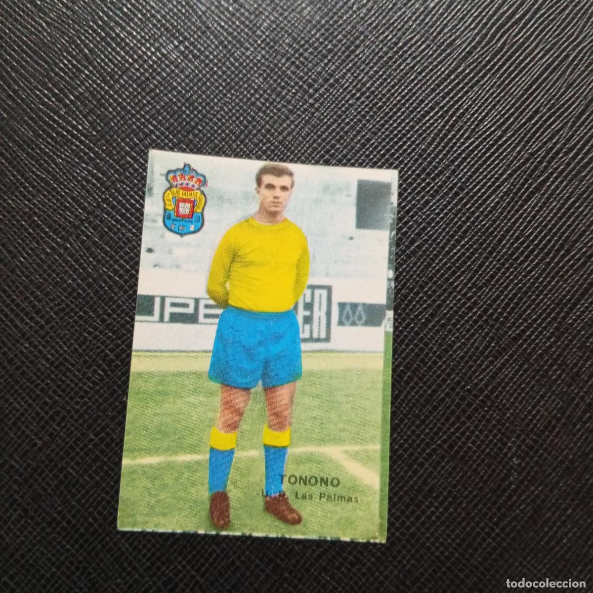 Cartes &agrave; collectionner de Football: TONONO LAS PALMAS FHER 1967 1968 CROMO FUTBOL 67 68 LIGA - SIN PEGAR - A99 PG1