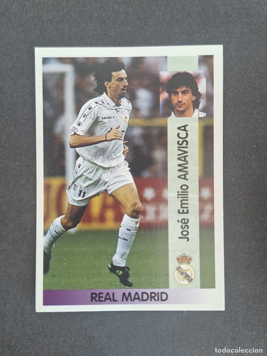 Cromos de f&uacute;tbol: L2 AMAVISCA REAL MADRID 92 PANINI LIGA 1996 1997 96 97 NUNCA PEGADO SIN PEGAR