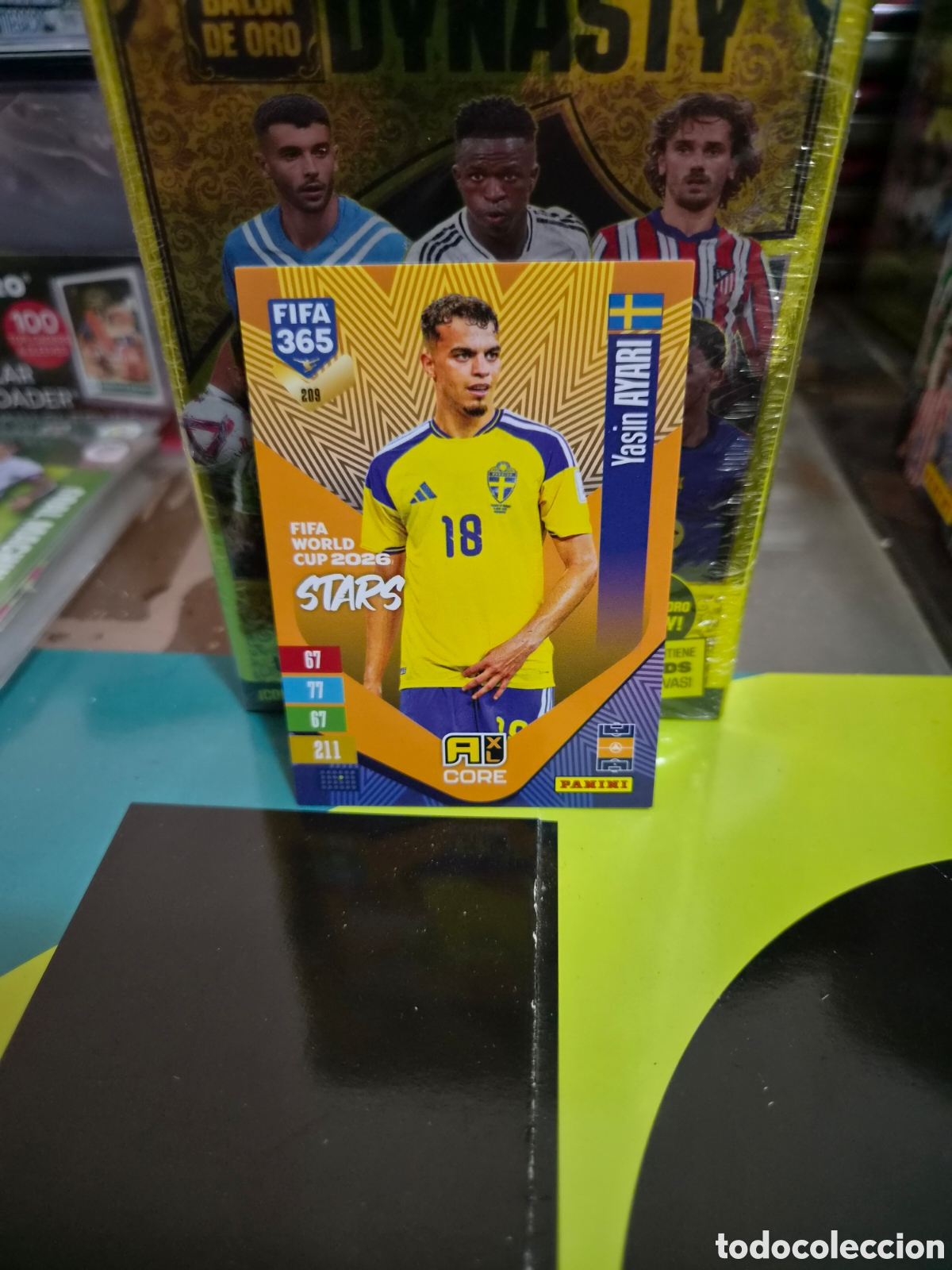 Cromos de f&uacute;tbol: N&deg;209 Yasin Ayari FIFA 365 2027