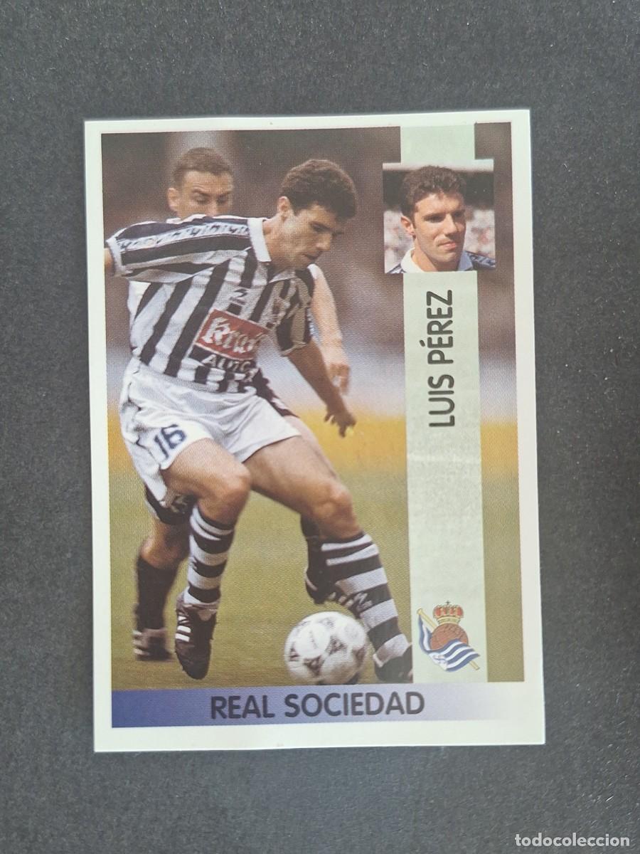 Cromos de f&uacute;tbol: L2 LUIS PEREZ REAL SOCIEDAD 108 PANINI LIGA 1996 1997 96 97 NUNCA PEGADO SIN PEGAR